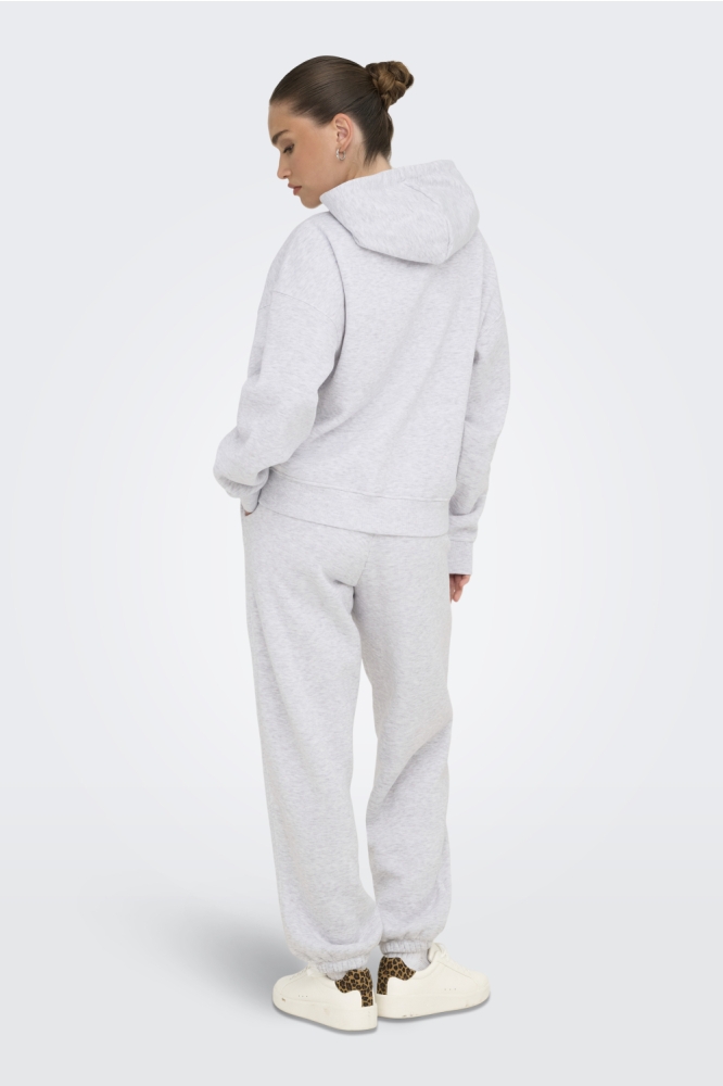 ONLBEST LIFE L/S HOOD SWT NOOS 15338730 Light Grey Melange
